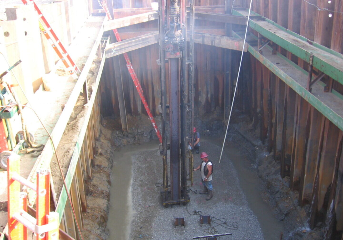 cofferdam plus piles